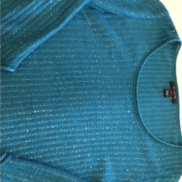 St John sparkly knit sweater. Size small - Picture 4 of 4